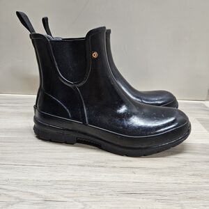 Bogs Black Chelsea Rain Boots